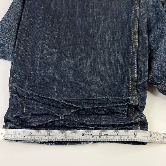 Superdry Mens Spirit Slouch Classic Straight Jeans Blue Wash Denim Zip 32 New - Picture 7 of 12